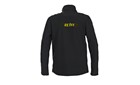 Softshell jacket with logo in black